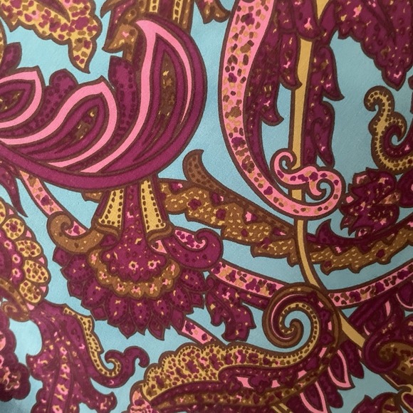 Plenty By Tracy Reese Beaded Silk Long Bell Sleeve Tie Back Blouse Top Size 4 - Picture 13 of 13